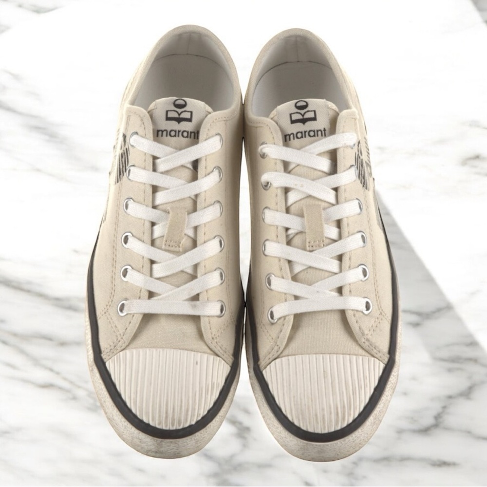 Isabel Marant Canvas Low Top Sneakers